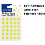 Marlin self adhesive Gold Star Labels
